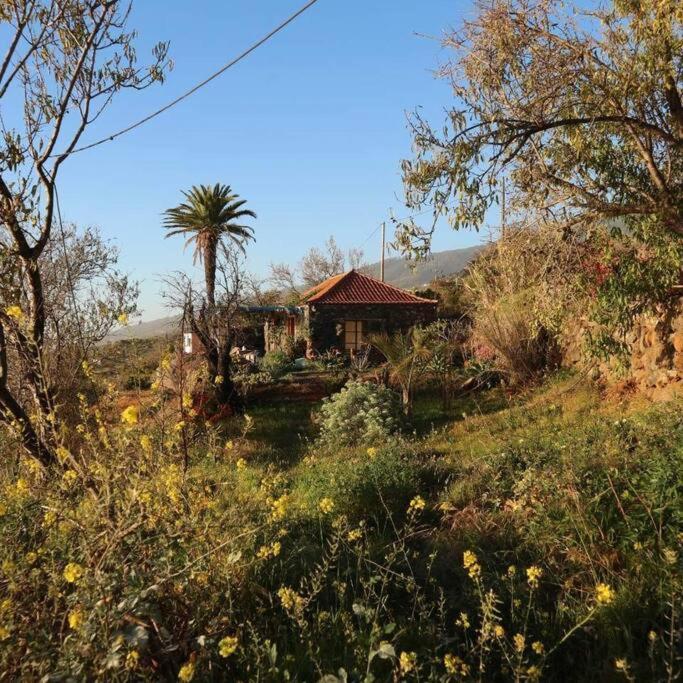 Casita En El Campo Con Vista Al Oceano Villa Tijarafe Luaran gambar