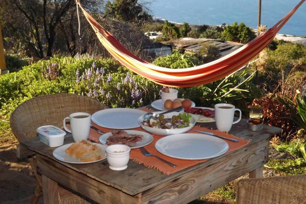 Casita En El Campo Con Vista Al Oceano Villa Tijarafe Luaran gambar