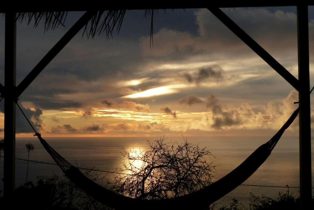 Casita En El Campo Con Vista Al Oceano Villa Tijarafe Luaran gambar