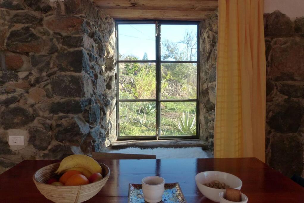 Casita En El Campo Con Vista Al Oceano Villa Tijarafe Luaran gambar