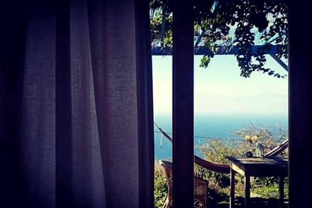 Casita En El Campo Con Vista Al Oceano Villa Tijarafe Luaran gambar