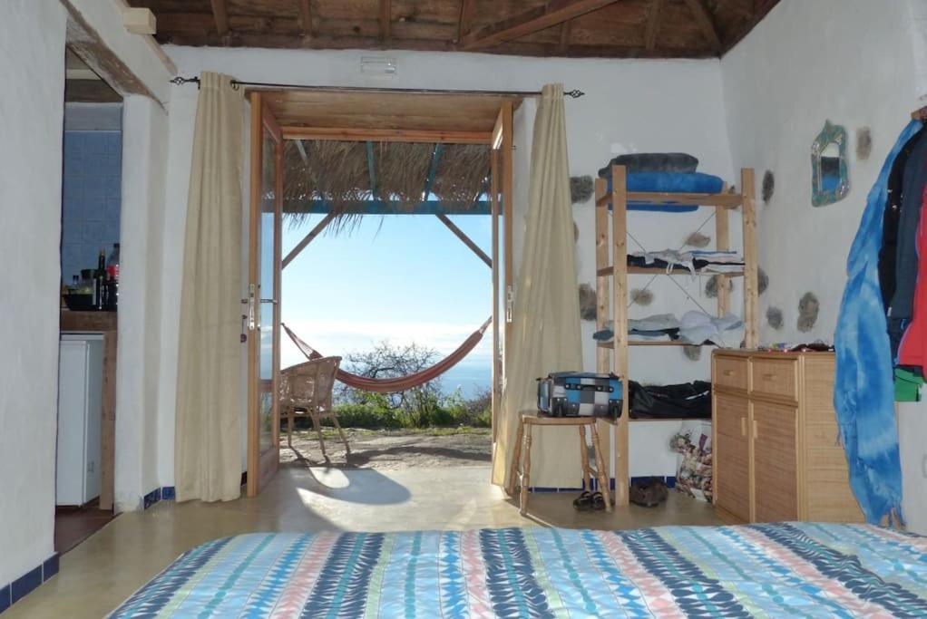 Casita En El Campo Con Vista Al Oceano Villa Tijarafe Luaran gambar