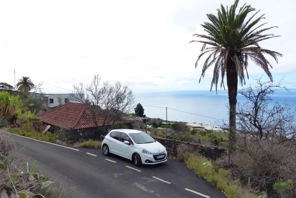 Casita En El Campo Con Vista Al Oceano Villa Tijarafe Luaran gambar