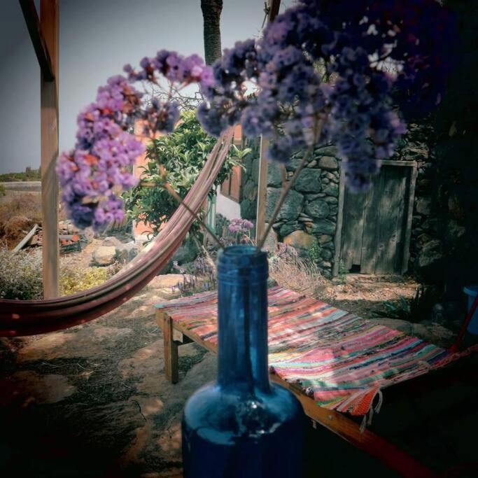 Casita En El Campo Con Vista Al Oceano Villa Tijarafe Luaran gambar
